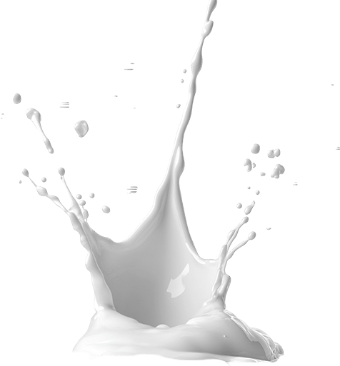 Milk with Transparent Background